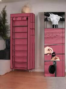 Mueble zapatero de Valuebox con 9 baldas. Mueble organizador con cubierta antipolvo y espacio  HCX - Multicolor - Ver 6