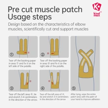 Kindmax Healthcare 2 件装脚踝预切肌肉胶带肌肉胶带运动绷带适用于运动员肌肉胶带肌肉胶带