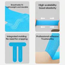 Kindmax Healthcare 2 件装脚踝预切肌肉胶带肌肉胶带运动绷带适用于运动员肌肉胶带肌肉胶带