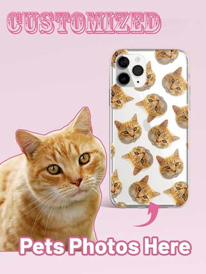 1pc Customized TPU Transparent 1.0 Phone Case Compatible With Iphone 15 Pro Max/17 Pro Max/17, S24U, And Other Models,Boyfriend,Girlfriend,Family,Friends,Grandparents,Couple