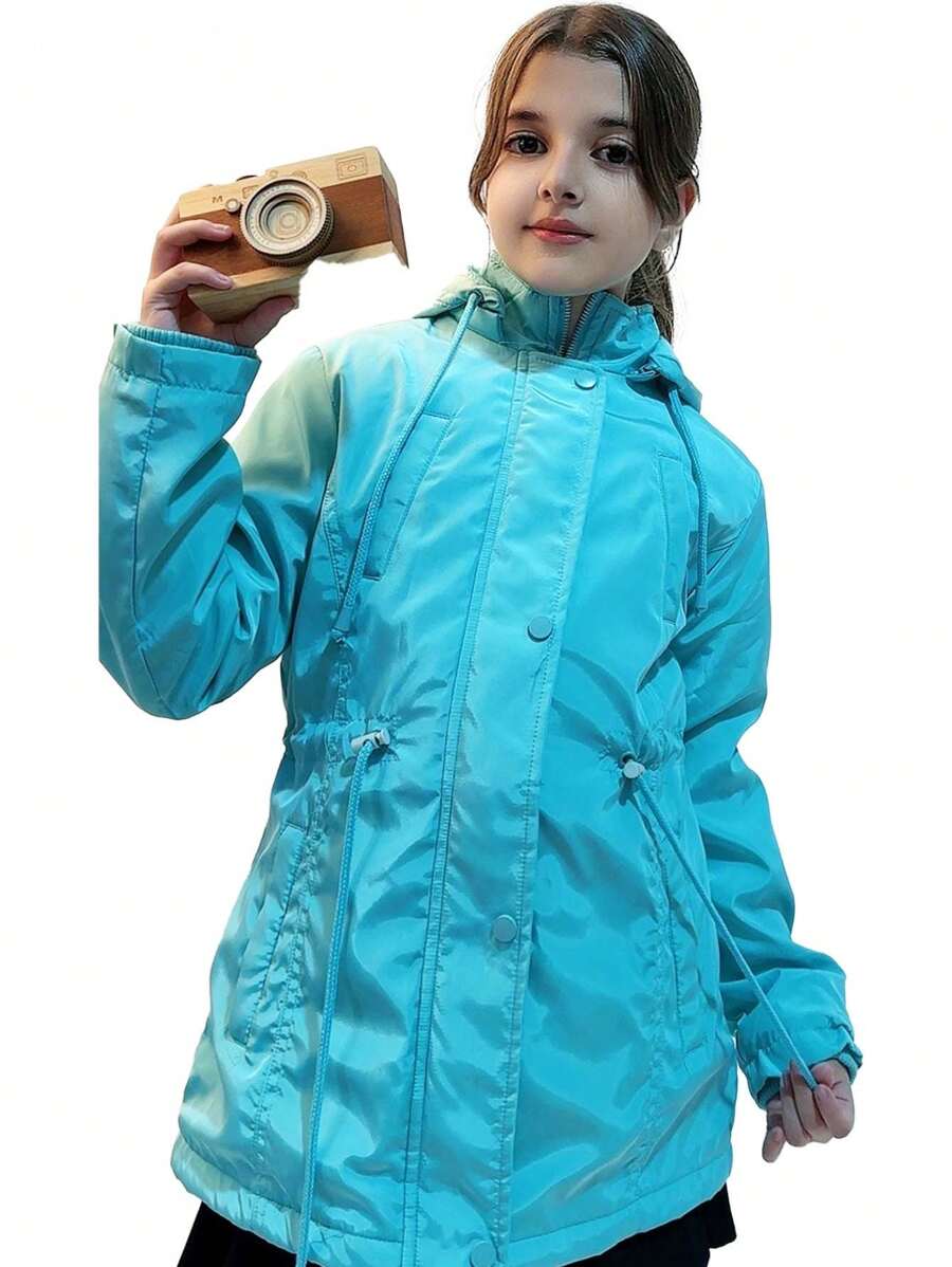 Girls Coats - 淺藍色 - 查看 1