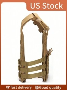 (Size Runs Small, Suitable For Slim Fit Users) Lightweight Hunting Top, Multi-Functional MOLLE Expansion Convenient Top - Black - View 7