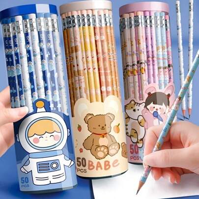 50/30/6/1 件小学生书写铅笔带芯，开学必备，适合绘画和学习、婚礼季、母亲节、毕业典礼、宰牲节