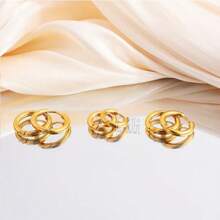 Women Hoop Earrings - Dorado - Ver 6