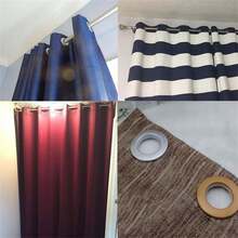 5PCS Roman Blind Window Curtain Accessories Curtain Grommets Curtain Buckle - Silver - View 5