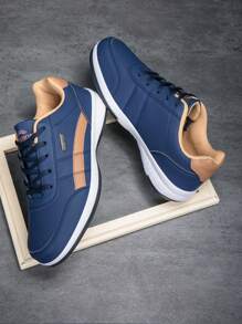 Men's Fashion Style Breathable Running Shoes With Socks, Round Toe, Low-Cut, Flat Heel, Mesh, Large Size, For Cross-Border