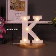 1 Peça Luz de Letra de LED, Cenário de Proposta Romântica Surpresa, Presente de Natal, Decoração Central, Adequado para Decoração de Aniversário/Casamento/Aniversário/Dia dos Namorados/Halloween/Natal/Ano Novo 2025, Presente de Aniversário e Feriado Perfeito para Família, Decoração de Quarto, Decoração de Festa, Branco (Baterias Não Incluídas)