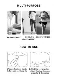 10pcs, Disposable Invisible Breathable Men's Nipple Patch, Traceless And Ultra-Thin For Daily Use - For Formal Occasions - Anti-Friction For Long-Distance Sports Running - Anti-Bulge - Anti-Exposure Nipple Patch, Nipples Cover - White - View 7