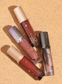 GIRLCULT Four Great Inventions Series Love Whisper Matte Lip Gloss #M61 Black Behind | Innovative Matte-To-Shimmer Formula | Silky Velvet Texture | Lightweight Matte Lip Gloss | Long-Lasting Color Payoff, With Complimentary Gift - #M61 Black Behind - 查看 5