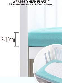 1pc Summer Baby Fitted Sheet Cover Kindergarten Mattress Cover, 56*100cm - Multicolor - View 10