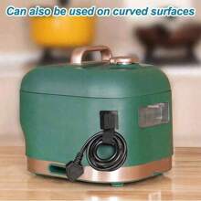 10入組電纜束綁帶夾固定夾，背粘鉤環線條管理 - 黑色 - 查看 10