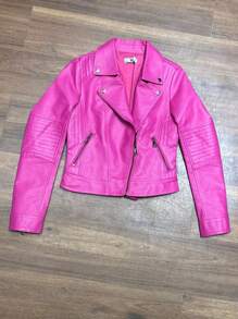 Women Coats - Màu Hồng Tươi - Xem 1