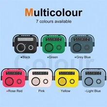 創意收音機設計，適用於AirPods 1/2/AirPods Pro/AirPods 3/AirPods Pro (第二代) 的蘋果藍牙耳機保護殼，不包括耳機 - 粉色 - 查看 2