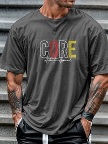 Men T-Shirts - Màu xám đen - Xem 1