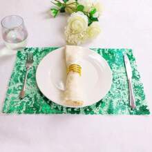 1 pieza Corredor de mesa brillante con malla metálica con purpurina para mesa de decoración de eventos, bodas, duchas nupciales, fiestas de cumpleaños