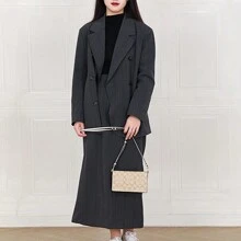 Coach Anna 折叠手拿包 女士斜挎包 标志性帆布 3036 IMDQC - 卡其色 - 查看 2