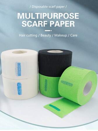 Disposable Paper Neck Strips For Salons, Neck Protector Paper, Anti-Hair Shedding And Waterproof For Dyeing And Perming