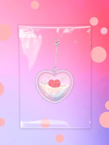 1pc Customized Acrylic Ornament For Keychain, Bag Decor Or Phone