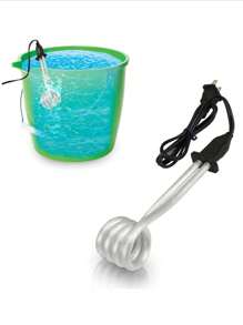 Calentador de agua 25 litros para cubeta 1200w de potencia - Plateado - Ver 1