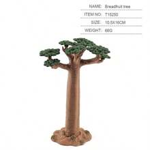 桌面微景觀模擬沙盤植物仙人掌模型，沙漠綠植含有猴麵包樹和圓葉仙人掌 - 彩色 - 查看 9