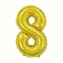 1入組數字形狀裝飾氣球 - 紫色 - 查看 29