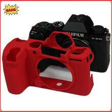 Silicone Protective Case For Fujifilm X-S10 Camera, Soft And Anti-Slip XS10 Camera Sleeve And Cover - Red - View 2