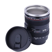 ELEGATE Termo Forma De Lente De Cámara De Fotografía Vaso En Forma Lente Fotográfico Con Tapa