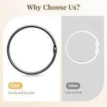 12 PCS Shower Curtain Hooks Rings Thick Metal Waterproof And Rust-Proof Stainless Steel Material Easy Installation Not Easy To Slip Off Shower Curtain Rings Curtain Rings Curtain Buckle Suitable For Bathroom, Bedroom, Living Room, Window Supplies And Accessories Home Bathroom Decor Fall Decor Bathroom Accessories Back To School