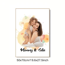 1 tấm áp phích vải tùy chỉnh, hình ảnh và văn bản tùy chỉnh, vải ảnh màu nước treo tường, nghệ thuật canvas màu nước cá nhân, nghệ thuật treo tường bằng vải, in hình ảnh tùy chỉnh, ảnh nghệ thuật, ảnh gia đình, in ảnh cặp đôi, ngày của mẹ, ngày của cha, sinh nhật, Halloween, Giáng sinh Trang trí quà tặng - nhiều màu - Xem 15