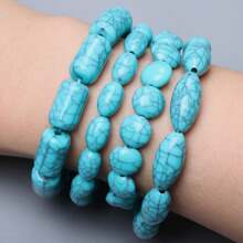 Hạt rời hình học giả ngọc lam 11-25mm DIY dùng làm vòng cổ, vòng tay, trang sức, phụ kiện - hình dạng hình học - Xem 3