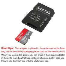SANDISK SanDisk Ultra MicroSD With SD Adapter, U1 C10 A1 V10 Memory Card TF Flash Card 128GB 256GB 512GB 1TB 1.5TB 64GB 32GB 16GB, High Speed Micro SD Card Mini SD Card For Phone Camera Monitor Drone