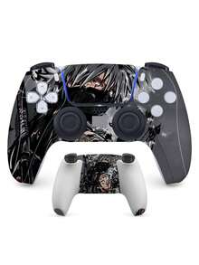 1pc Wireless Controller Sticker PVC Protective Film Scratch-Resistant Decal Compatible With Joystick, Cartoon Game Character Theme Joystick Sticker, Game Accessory With Frosted Anti-Slip Wear-Resistant Design, Both Sides Can Be Applied - PS5 Controller Sticker - View 17