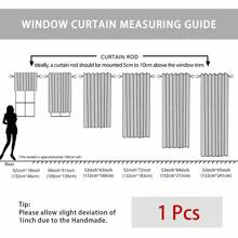 1pc Elegant Window Screen Decoration For Daily Home Decor, Fresh Green And Natural Style - Multicolor - View 3