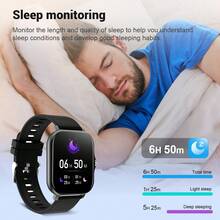 1入組不分男女商務運動款黑色矽膠錶帶智能電子手錶，具有TFT高清觸摸屏幕、多種運動功能和天氣預報、來電提醒，適合作為禮物和運動使用，附送米蘭裡斯鋼錶帶