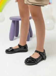 Girls School Uniform Shoes Mari Jane Dress Flats Back To School Shoes (Little Kid/Big Kid)