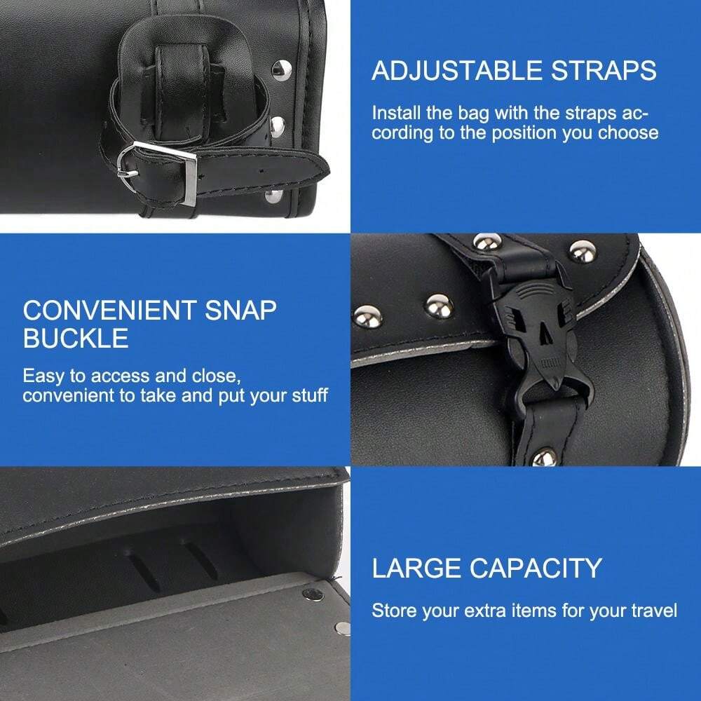 Car Repair Kit Leather Saddlebags Storage Bags Waterproof Small