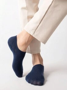 Men's Sports Invisible Socks Breathable Low Cut Youth Socks In Solid Colors One Size - Multicolor - View 3