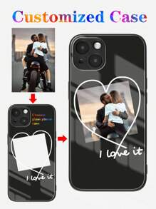 1个定制DIY软手机壳，性感时尚可爱爱心设计，适合自拍、情侣、家庭、宝宝、宠物摄影，适用于S22、S23、S24、S25 Ultra、A13、A14、A15、A16、A53、A54、A55、A56、A05、A04等机型。定制手机壳，街头休闲时尚，风格多样，色彩缤纷，复古可爱，简约趣味，个性独特，可定制，独一无二。送给他的理想礼物，送给她的理想礼物，送给男朋友、女朋友、家人、朋友、祖父母、情侣，适合周年纪念日、生日等场合。2025手机壳 - 黑色 - 查看 2