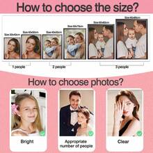 1pc DIY Diamond Painting Photo Custom Full Round Mosaic Decorative Paintings Wall Decor - Multicolor - View 7