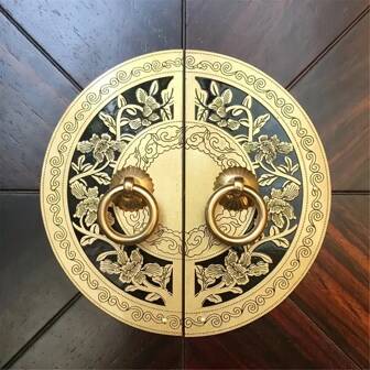 1Pc,The Total Set Of Old Style Cabinet Brass Door Lock Handle Includes Installation Hardware, Very Elegant Classical, Antique Door Handle, Three Specifications Can Be Freely Chosen.