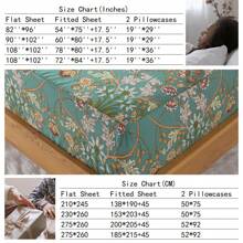 Zusbest Zusbest 4 Pcs Percale Cotton Teal Blue Bed Sheets Set Boho American Style Bedding Luxury Soft Breathable Crisp Bed Deep Pocket Fitted Sheet For All Season