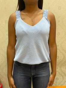 Women Tank Tops & Camis - 白色 - 查看 4