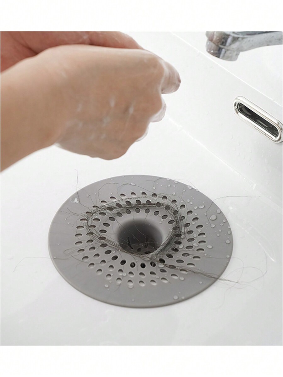 1pc Silicone Drain Plug, 5.23inch*0.9inch, For Bathroom, Kitchen