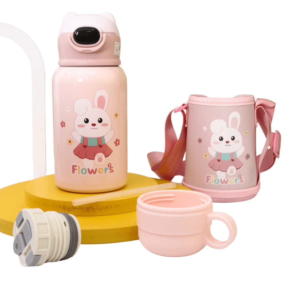Kids Water Bottles - Pink - View 1