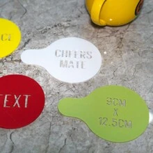 1Pc Custom Coffee Template, Christmas Template, Coffee Lover Gift, Personalized Template, Custom Template, 3D Printing Customization For Kitchenware, Valentine'S Day Gift, Birthday Gift, Wedding Gift, Mother'S Day Gift, Father'S Day Gift, Best Friend Gift,Food,Cooking,Kitchen,Kitchen Items,Kitchen Tools,Kitchen Things. - Multicolor - View 11