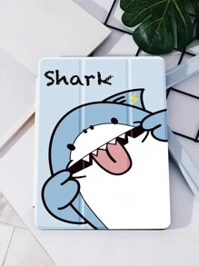 Shark Case Compatible With Samsung Galaxy Tab/IPad,IPad 9th/8th/7th Generation 10.2 Inch ,New IPad 10th Generation Cover,With Auto Wake/Sleep,Four Corners Anti-Fall - Multicolor - View 3