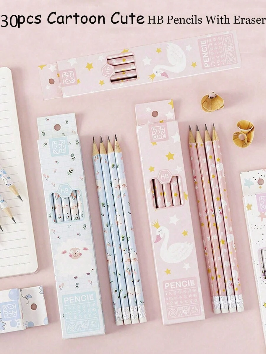 12 piezas Lápices de dibujo de Capibara de dibujos animados lindos, lápices de escritura para estudiantes, recompensas de papelería, apropiados para estudiantes para escribir, dibujar, bosquejar, útiles escolares, coloridos y adorables - capibara - Ver 1