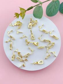 20pcs/set Earrings Clasp Wire Geometric DIY Jewelry Accessory - Yellow Gold - View 8