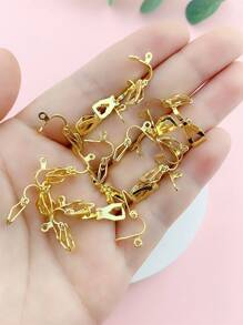 20pcs/set Earrings Clasp Wire Geometric DIY Jewelry Accessory - Yellow Gold - View 4