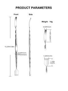 YUANDU 1pc Stainless Steel Makeup Sponge Sponge Applicator And Color Correcting Makeup Tool For Liquid Foundation, Facial Mask And Massage - Silver - View 2